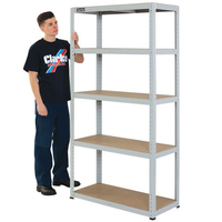 Clarke Clarke CSR5100LG Heavy Duty Boltless Shelving (Grey)