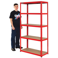 Clarke Clarke CSR5100RP Heavy Duty Boltless Shelving (Red)
