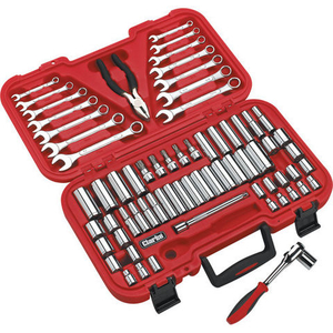 Clarke Clarke PRO125 69 Piece 3/8" AF/Metric Socket & Spanner Set