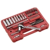 Clarke Clarke PRO22 35 Piece ¼" Drive Socket Set