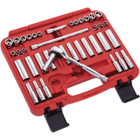 Clarke Clarke PRO380 39 Piece ¼" Drive AF/Metric Socket Set