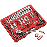 Clarke Clarke PRO80 50-Pce 3/8" Dr. AF/Metric Socket Set