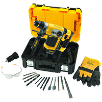 DeWalt DeWalt D25417KT-LX 4kg SDS+ Combination Hammer (110V)