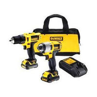 DeWalt DeWalt DCK211S2 10.8 Volt Compact Cordless Impact & Drill Driver Twin Pack