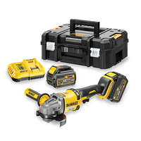 DeWalt XR FlexVolt DeWalt DCG414N 54V XR Li-Ion Angle Grinder with 2x6Ah Li-Ion Battteries