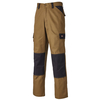 Dickies Dickies ED24/7R Khaki/Black Work Trousers 42" Tall