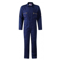 Dickies Dickies Redhawk Zip Front Coverall Navy 48R