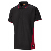 Dickies Dickies Two Tone Polo Shirt (Red/Black) - Small