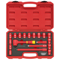 Draper Draper D19VDE 3/8" Drive. VDE 19 Piece Socket Set