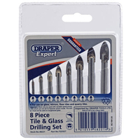 Draper Draper TGDSET Expert 8 Piece Tile and Glass Drilling Set