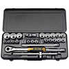 Draper Elora 770-OKLMU 1/2" Drive Metric Socket Set (25 Piece)