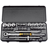 Draper Elora 770-OKLMU 1/2" Drive Metric Socket Set (25 Piece)