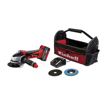 Einhell Power X-Change Einhell Power X-Change TE-AG18/115Li Kit 115mm Cordless Angle Grinder with 4Ah Battery