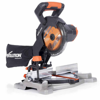 Evolution Evolution R185CMS-Li Cordless 185mm Compound Mitre Saw & Multi-Material Blade (Bare Unit)