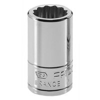 Facom Facom R.9E R 1/4" Drive 12-Point OGV Socket 9mm