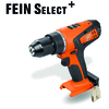 Fein Fein Select+ ABSU12 12V Cordless Drill/Driver (Bare Unit)