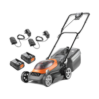 Flymo Flymo UltraStore 340R 36V 34cm Electric Rotary Lawnmower with 2 x 2.5Ah batteries