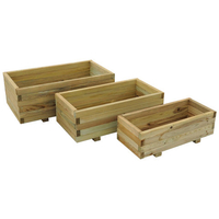 Forest Forest Durham Rectangular Planter - Set of 3