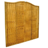 Forest Forest 6x6ft Closeboard Wave Fence Panel 10 Pack