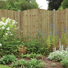 Forest Forest 6x6ft Featheredge Dome Contractor Fence Panel (9 Pack)