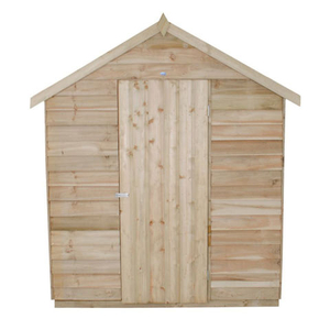 Forest Forest 6x8ft Apex Overlap Pressure Treated Shed with Corrugated-Roof (Assembled)