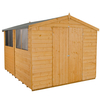 Forest Forest 8x10ft Apex Shiplap Dipped Double Door Shed