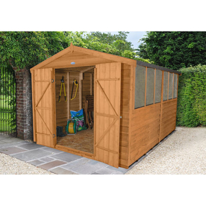 Forest Forest 8x12ft Apex Overlap Dipped Shed