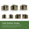 Forest Forest Garden Timberdale 10 x 6 Reverse Apex Shed (Home Delivery)