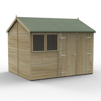 Forest Forest Garden Timberdale 10 x 8 Reverse Double Door Shed (Home Delivery)