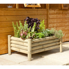 Forest Forest Raised Log Planter