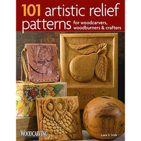 Fox Chapel Publishings 101 Artistic Relief Patterns for Woodcarvers,  Woodburners & Crafters