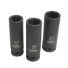 Kielder Kielder KWT-126-01 1/2" 3 piece Deep Impact Socket Set 17,  19,  21mm
