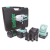 Kielder Type 18 Kielder KWT-012-63 700Nm 1/2" Impact Wrench Kit with Socket Set & Work Light with 2 x 5Ah & 1 x 2Ah Batteries & Charger