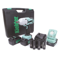 Kielder Type 18 Kielder KWT-012-63 700Nm 1/2" Impact Wrench Kit with Socket Set & Work Light with 2 x 5Ah & 1 x 2Ah Batteries & Charger