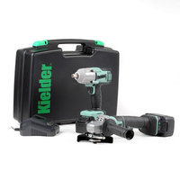 Kielder Type 18 Kielder KWT-TPK 18V Brushless 1/2” 700Nm Impact Wrench & Angle Grinder Twin Pack with 2 x 5.0Ah