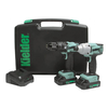 Kielder Type 18 Kielder KWT-TPK 18V Brushless Combi Drill & Impact Driver Twin Pack with 2 x 2.0Ah Batteries