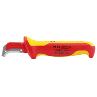 Knipex Knipex 155mm Fully Insulated Cable Dismantling Knife