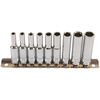 Laser Laser 1/4" Drive BA Deep Socket 9 Piece Set