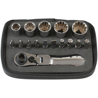 Laser Laser 16 Piece 1/4" Drive Socket and Bit Set