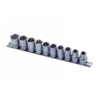 Laser Laser 2384 10 piece 1/2" Drive Pozitiv-lock Socket Set 10 - 19mm