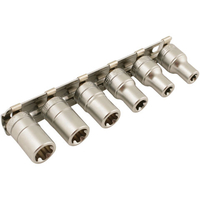 Laser Laser 5616 1/4" Drive 6 Piece Torx Plus Socket & Rail Set
