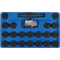 Laser Laser 6539 22 Piece Locking Wheel Nut Set - BMW