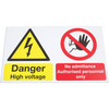 Laser Laser 6639 High Voltage/No admittance sign