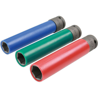 Laser Laser 6866 1/2" Drive Alloy Wheel Nut Sockets - Extra Long
