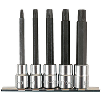Laser Laser 7608 Mortorq 3/8"Drive Socket Bits 100mm 5 piece set