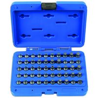 Laser Laser 7653 1/4" Drive 50 Piece Stubby Bit Set