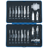 Laser Laser 7678 19 Piece Extractor Set for Torx® Hex Fittings