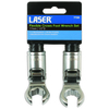 Laser Laser 7720 1/2" Drive 2 Piece Flexible Crows Foot Spanner Set 17mm