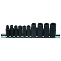 Laser Laser 7901 10 piece 1/4" & 3/8" drive Tap Socket Set