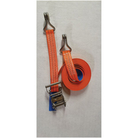 Lifting & Crane 4m 2 tonne Stainless Steel Ratchet Lashing Assembly with Claw Hooks